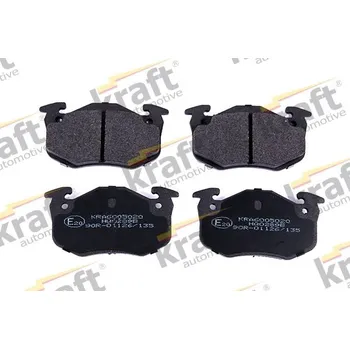 Brzdová destička Sada brzdových destiček, kotoučová brzda KRAFT AUTOMOTIVE 6005020