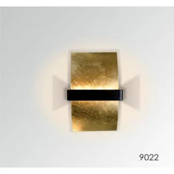 Nástěnné svítidlo VÝPRODEJ VZORKU BPM Nástěnné svítidlo Altin 9022 polomatné se zlatou 9022