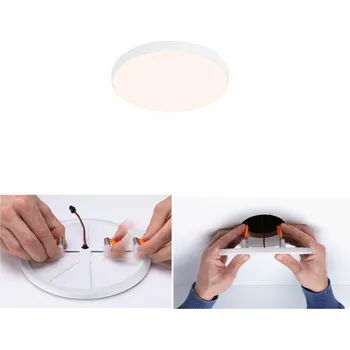 Koupelnové svítidlo PAULMANN VariFit LED vestavné svítidlo Veluna Edge IP44 kruhové 90mm 3000K bílá stmívatelné