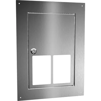 Železářství Poštovní schránka do sloupku dvířka - uzamykatelná Rozměr otvoru pro usazení: Standardní - (v.370 - 445) x (š. 241 - 315)