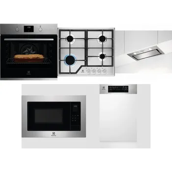 Set domácích spotřebičů ELECTROLUX KOFGH70TX + ELECTROLUX KGS6426SX + ELECTROLUX LFG716X + ELECTROLUX EMS4253TEX + ELECTROLUX EEM43300IX