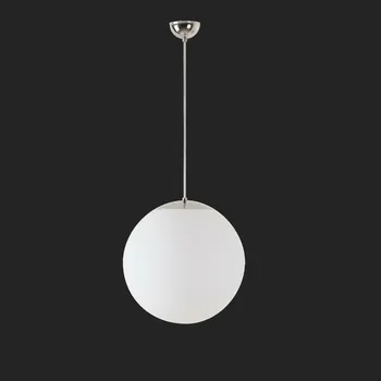 OSMONT ADR68843 ADRIA S3 závěsné skleněné svítidlo nerez leštěná / bílá IP40 4000 K 27W LED nouzové kombinované 1 h