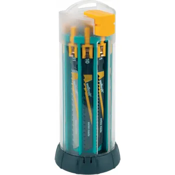 Příslušenství k nářadí Wolfcraft 10 přímočar.pilek T-stopka v boxu 3559000