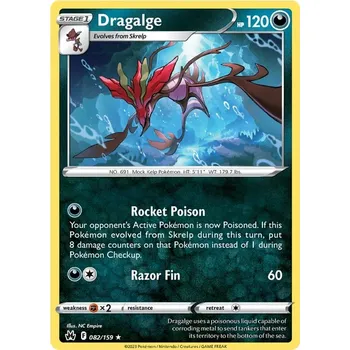 Sběratelská karetní hra Dragalge 082/159 - Crown Zenith Typ karty: Non-Holo