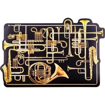 prostírání Prostírání TOILETPAPER TRUMPETS 45 cm, černá, Seletti - doprava zdarma od 2999 Kč