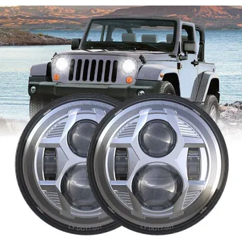 Přední světlomet Přední LED světlomety pro off-road použití 9x 5W stříbrné