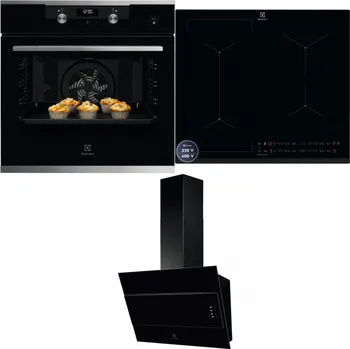 Set domácích spotřebičů ELECTROLUX KODEH70X + ELECTROLUX EIS62449 + ELECTROLUX LFV316K