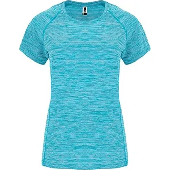 Dámské tričko ROLY AUSTIN, barva tyrkysová melírová, velikost M