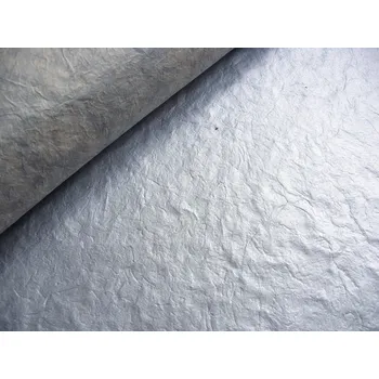 Umělecký papír Sapaimport Nepálský ruční papír Lokta metal - stříbrná Velikost: 23x32 cm