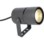 ACA Lighting LED COB bodové svítidlo 9W 300LM 15-50d 230V AC 3.000K tmavě šedá CRI80 IP65 30.000hod LG2101G
