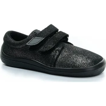 Dívčí tenisky Beda Black Shine (BF 0001/W/nízký) celoroční barefoot boty Velikost boty (EU): 25, Vnitřní délka boty: 155, Vnitřní šířka boty: 69