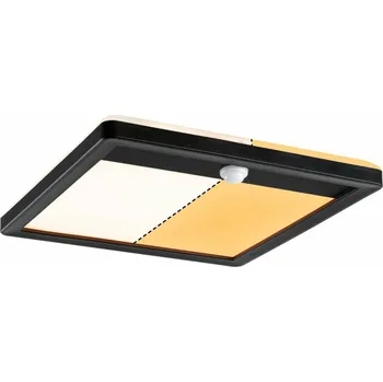 Venkovní osvětlení PAULMANN LED venkovní panel Lamina Backlight pohybové čidlo neláká hmyz IP44 hranaté 250x47mm CCT 14W 230V černá umělá hmota