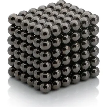 Hlavolam Magnetická stavebnice NeoCube černé, 216 kuliček o průměru 5 mm