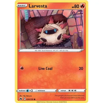 Sběratelská karetní hra Larvesta 024/159 - Crown Zenith Typ karty: Non-Holo