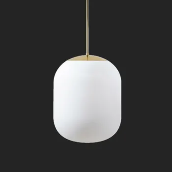 OSMONT TAN62315 TANIA P2 HP závěsné skleněné svítidlo mosaz leštěná / bílá IP40 3000 K 58W LED DALI