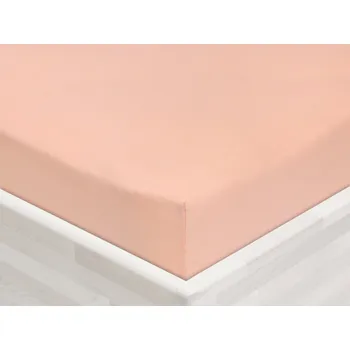 Prostěradlo Jersey napínací prostěradlo JR-005 Světle broskvové 90 x 200 - výška 20 cm