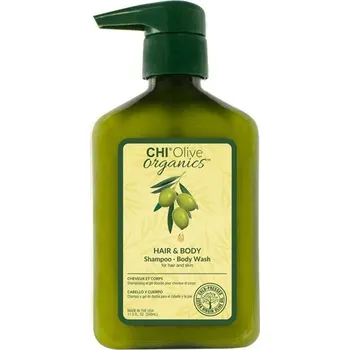Šampon Chi Olive Organics Shampoo Body Wash 340ml tělový a vlasový šampon Farouk USA