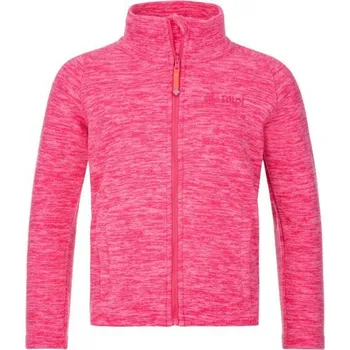 Chlapecká mikina Dětská fleecová mikina Kilpi ALACANT-J Tmavě růžová 86