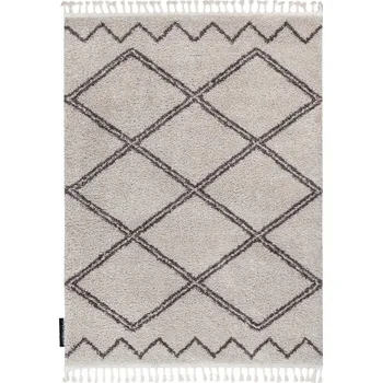 Koberec Dywany Łuszczów Kusový koberec Berber Asila B5970 cream and brown Rozměry koberců: 120x170