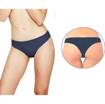 Kalhotky JADEA - Dámské bavlněné brazilky laser cut art.8001 - modrá mare/M