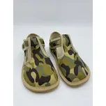 Beda zdravé flexibilní barefoot bačkůrky BFN-170020/W - Army - užší pata Velikost EU: 25, vnitřní délka: 159, vnitřní šířka: 67