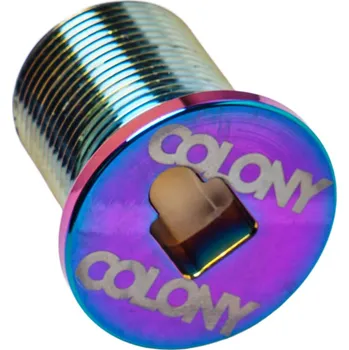 bmx Colony BMX Vidlice Top Cap šroub (Rainbow Anodise|M25)