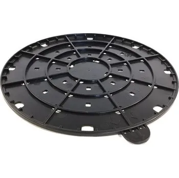 Korektor sklonu 1% na základnu rektifikačního terče (Slouží pro vyrovnaní 1% sklonu na terasách | Ø 206 mm | min. H 3,5 mm | max H 6,5 mm)