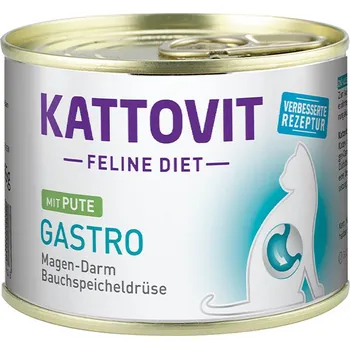 Krmivo pro kočku Kattovit Feline Diet Gastro, Krůta 12 × 185 g