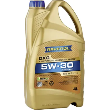 Auto-moto RAVENOL DXG 5W-30 USVO® 4L (Syntetický motorový olej Ravenol DXG 5W-30)