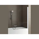 Santech Modern1 vanová 1-dílná zástěna 78 x 140 cm, čiré sklo, rám matný Elox, VZA1MO68