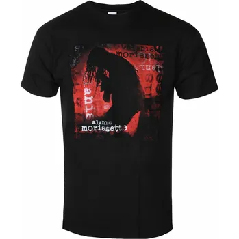 Oblečení a móda Tričko metal pánské Alanis Morissette - Ironic Silhouette - ROCK OFF - AMTS01MB - XXL