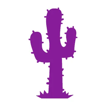 Samolepící dekorace Kaktus 001 levá (14 - fialová) SAMOLEPKA NA AUTO, NÁLEPKA, FÓLIE, POLEP, TUNING, VLASTNÍ TEXT, TISK, AUTOSAMOLEPKY.cz, POLEPY, OBRÁZEK, LOGO, 3D STICKERS