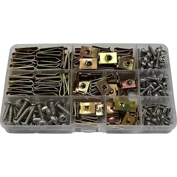 Nářadí na motocykly SEFIS sada podložek se závitem a vrutama M5 M4 M3 200ks