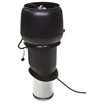 Domácí ventilátor Vilpe Vilpe E220P / Ø160 / 500 Střešní ventilátor černá