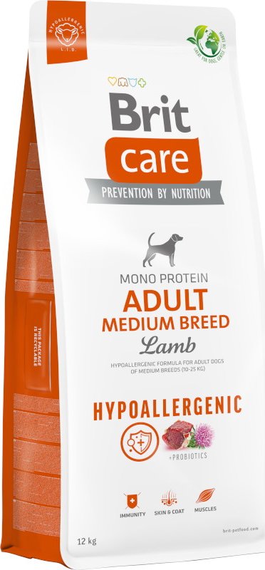 Brit Care Dog Hypoallergenic Adult Medium Breed 12 kg