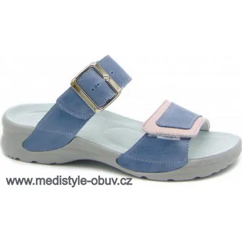 Dámská zdravotní obuv MEDISTYLE BELA 1B-T19 pantofel modrý, modrá - 41