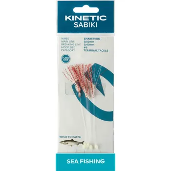 Kinetic Návazec Sabiki Shaker 4ks Barva: Copper Flashhair, Velikost háčku: #6