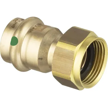 Lisovací šroubení CU 5240G d 35 x 6/4", vnitřní závit, Sanpress Viega 265731