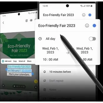 organizace vašeho dne s S23 Ultra