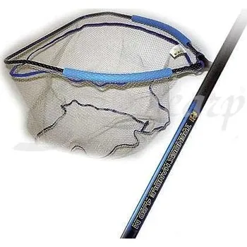 Behr podběrák Trendex Ghost (3271732) (Kvalitní plavačkový podběrák v Německu velmi oblíbené řady Trendex. Má teleskopickou 3,2 m dlouhou tyč a odlehčený hliníkový rám s rozměry 50 x 40 cm, který je na konci mírně zahnut směrem dolů, což umožňuje snadnějš