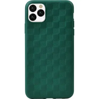 Pouzdro na mobilní telefon Devia Woven2 Pattern Design Soft Case iPhone 11 Pro Max green