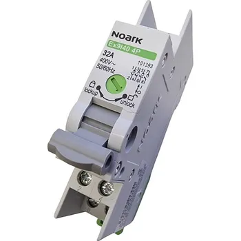 vypínač Noark 101393 Ex9I40 4P 32A Instalační vypínač, šířka 1 modul, 4pól, 32A (Ex9I40 4P 32A)