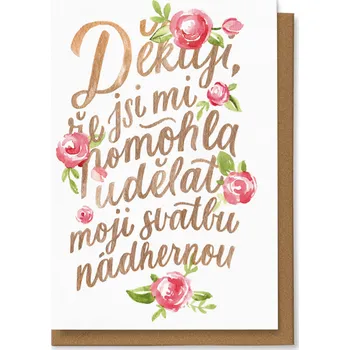 Chaukiss Děkuji, že jsi mi pomohla udělat moji svatbu nádhernou