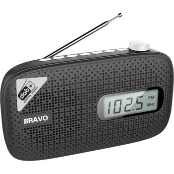 Radiopřijímač Bravo B-4906 černý
