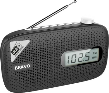Radiopřijímač Bravo B-4906 černý