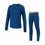 SENSOR MERINO AIR SET dětský triko dl.rukáv + spodky tm.modrá vel. 100; Modrá triko, spodky + DÁREK DLE VÝBĚRU!