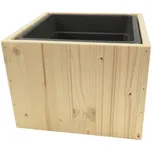 Amadea Dřevěný obal na květináč 41023-00 27 cm přírodní