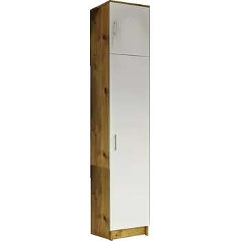 Šatní skříň Skříň SK-101 k předsíni SARAH bílá/dub artisan