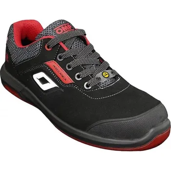 Pracovní obuv OMP Boty PRO URBAN Černá / Červená 48