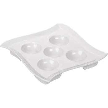 Talíř Florina Talíř na vejce FALA, bílá